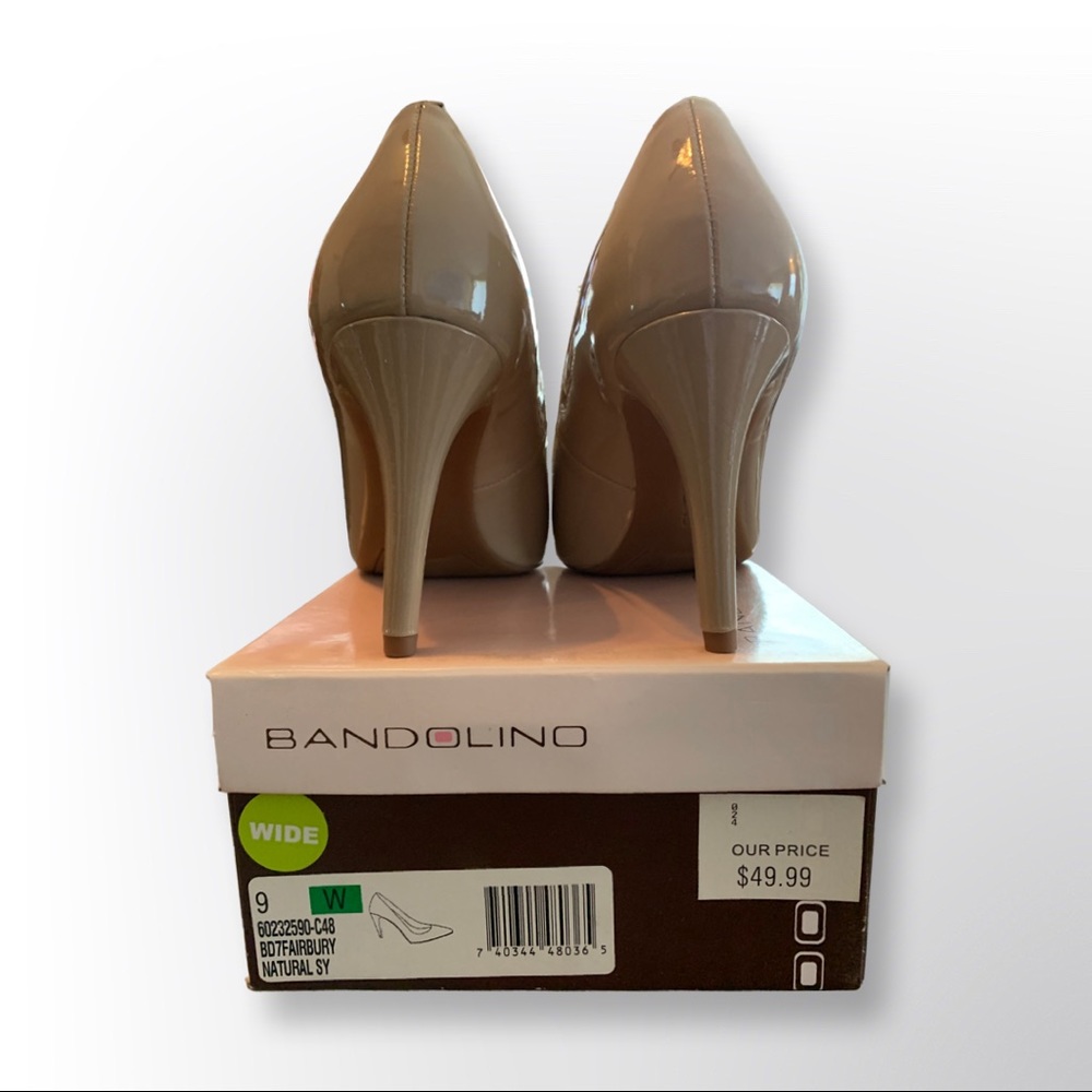 New In Box, Size 9W, Natural/Tan Bandolino Heels. - Picture 7 of 8